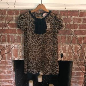 Sheer Leopard Tunic